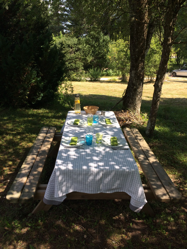 Table extérieure pour pique-niquer
