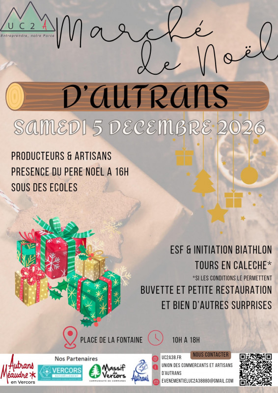 Marché de Noël - Autrans_Autrans-Méaudre en Vercors - © UC2A Marché de Noël - Autrans_Autrans-Méaudre en Vercors
