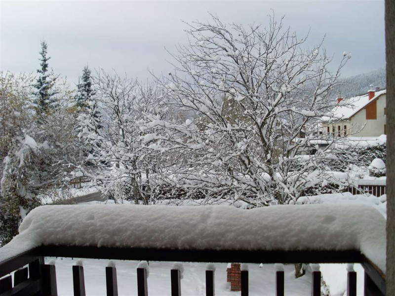 Vue du balcon d'une chambre