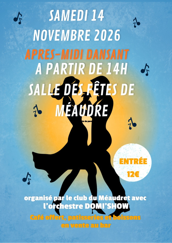 Après-midi dansant avec l'orchestre DOMI'SHOW_Autrans-Méaudre en Vercors