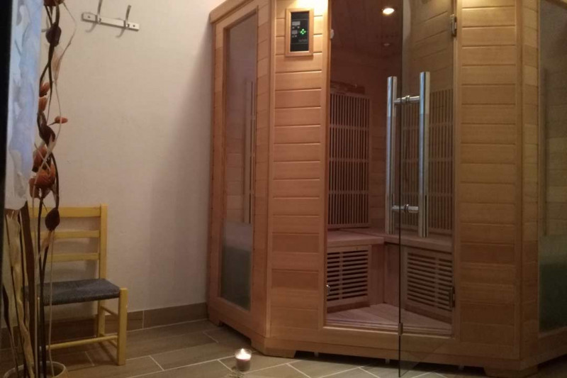 sauna 4 places, commun à tous les gites